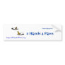 2 Hands 4 Paws Bumper Sticker