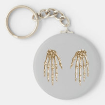 2 Hands Down Sepia Key Chain