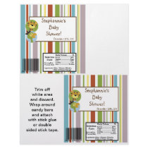 2 Hershey's Large Bar Wrapper Jungle Tales Safari Full Color Flyer