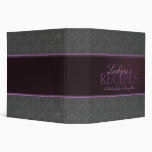 2 Inch Damask with Ribbon Recipe Binder