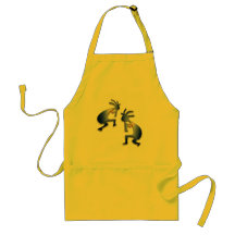 2 Kokopelli #11 Aprons