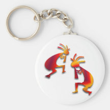2 Kokopelli #28 Key Chains