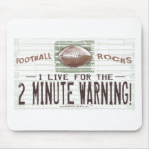 2 Mousepad d'avertissement minute Tapis De Souris
