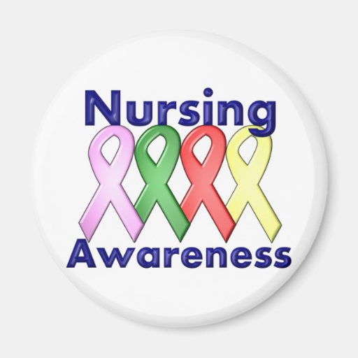 2 Nursing Awareness Refrigerator Magnet