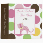 2" PHOTO Binder Scrapbook Jungle Queen Pink Tiger