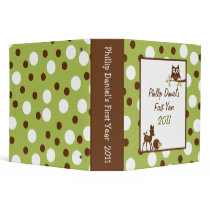 2" PHOTO Binder Scrapbook Woodland Friend
