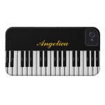 #2 piano keyboard customisable iPhone 4 Case-Mate cases