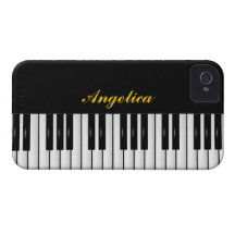 #2 piano keyboard customisable iPhone 4 Case-Mate cases