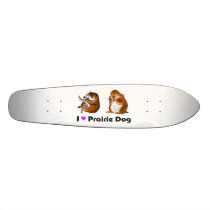 2 prairie dogs skate deck