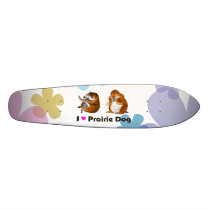 2 prairie dogs custom skate board