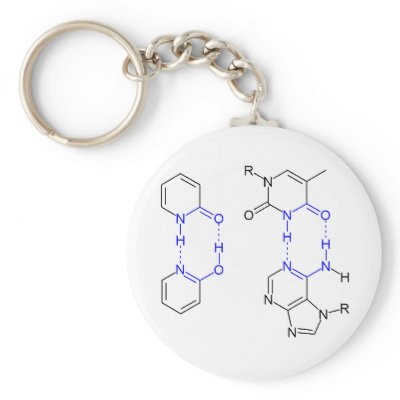 2-Pyridone Chemical Basepair Key Chains by TheCommitteeTo