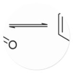 2-Pyridone Chemical Tautomer Round Sticker
