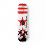 2 Red Star Zombie Ski Mask Slayer Skateboard Decks