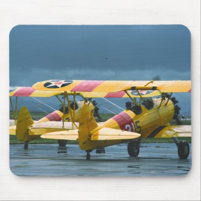 2 Stearman Mousepad by buffaloworks