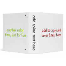 2" three-ring binders easy template