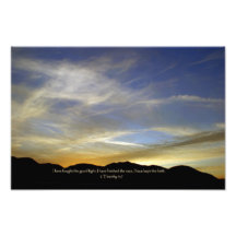 2 Timothy 4:7  I have fought the good fight. Photograph