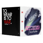 2-tone Aggressive Fashion feat. "Wear is War" 3 Ring Binders