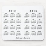 2 Year Calendar 2012 - 2013 Mousepad