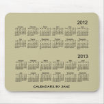 2 Year Calendar 2012 - 2013 Mousepads