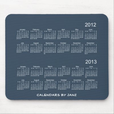 2 Year Calendar 2012 - 2013 by Calendars_by_Janz