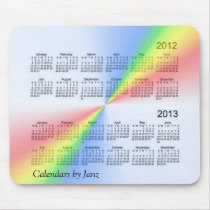 2 Year Calendar 2012 - 2013 Mouse Pads