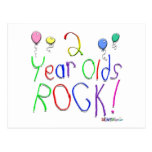 2 Year Olds Rock ! Postcards