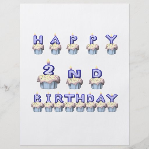 2 Years Old Full Color Flyer