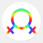 2become1 Lesbian Pride Round Sticker