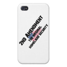 2ème amendement - sécurité de patrie originale étui iPhone 4