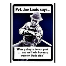 2ème guerre mondiale Joe Louis Cartes Postales