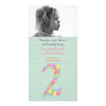 2ème invitation de carte photo de fête d'anniversa photocarte personnalisée