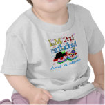 2ème T-shirt personnalisé d'anniversaire de clowns