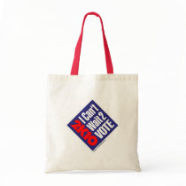 2K10 I Can't Wait 2 Vote Canvas Bag