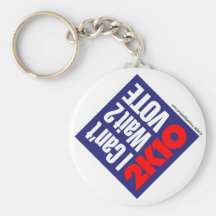 2K10 I Can't Wait 2 Vote Key Chain