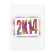 2k14 2014 postcard