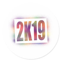 2k19 2019 round stickers