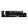 2nd amendment bumper sticker