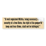 2nd Amendment Bumper Stickers