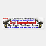 2nd Amendment Bumper Sticker
