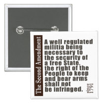 2nd Amendment buttons