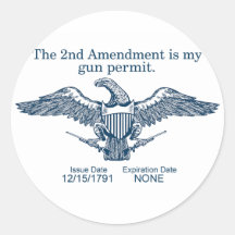 2nd Amendment Sticker
