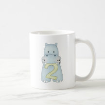 2nd Birthday Hippo Mug