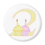2nd Birthday Fridge Magnet