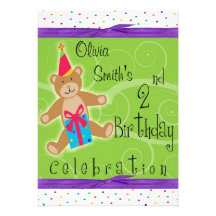 2nd Birthday Party Invitations