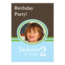 2nd Birthday Party Invitations