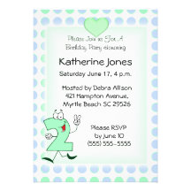 2nd Birthday Party Invitations