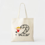 2nd Birthday Red and White Soccer Goal Tote Bag