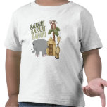 2nd Birthday Safari t-shirts