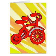 2nd Birthday Trike Cards