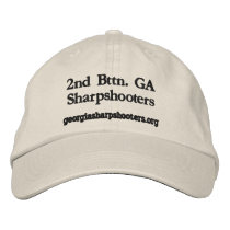 2nd Bttn. GA Sharpshooters, georgi... - Customized Embroidered Baseball Caps